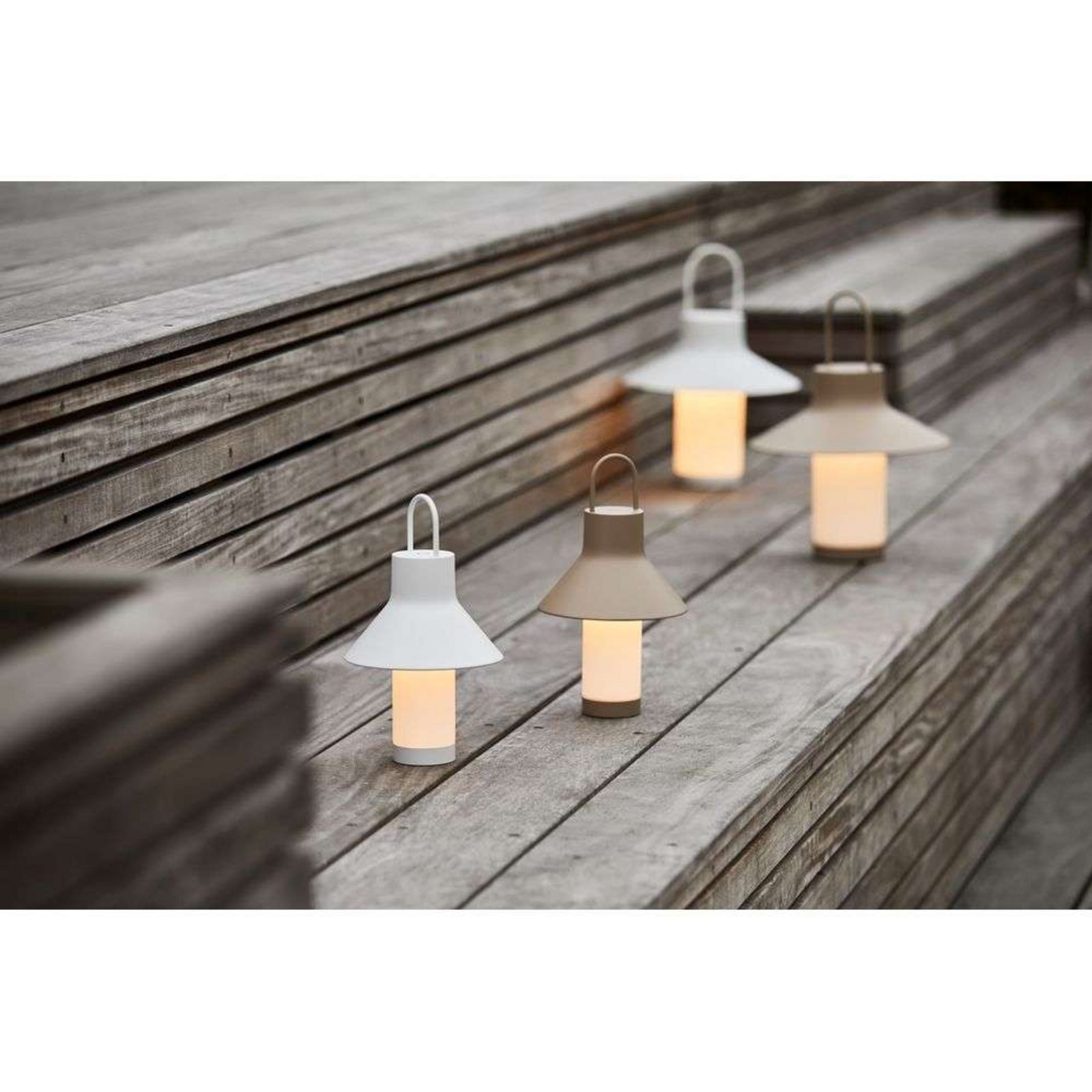 Shadow Portable Table Lamp S White - Loom Design