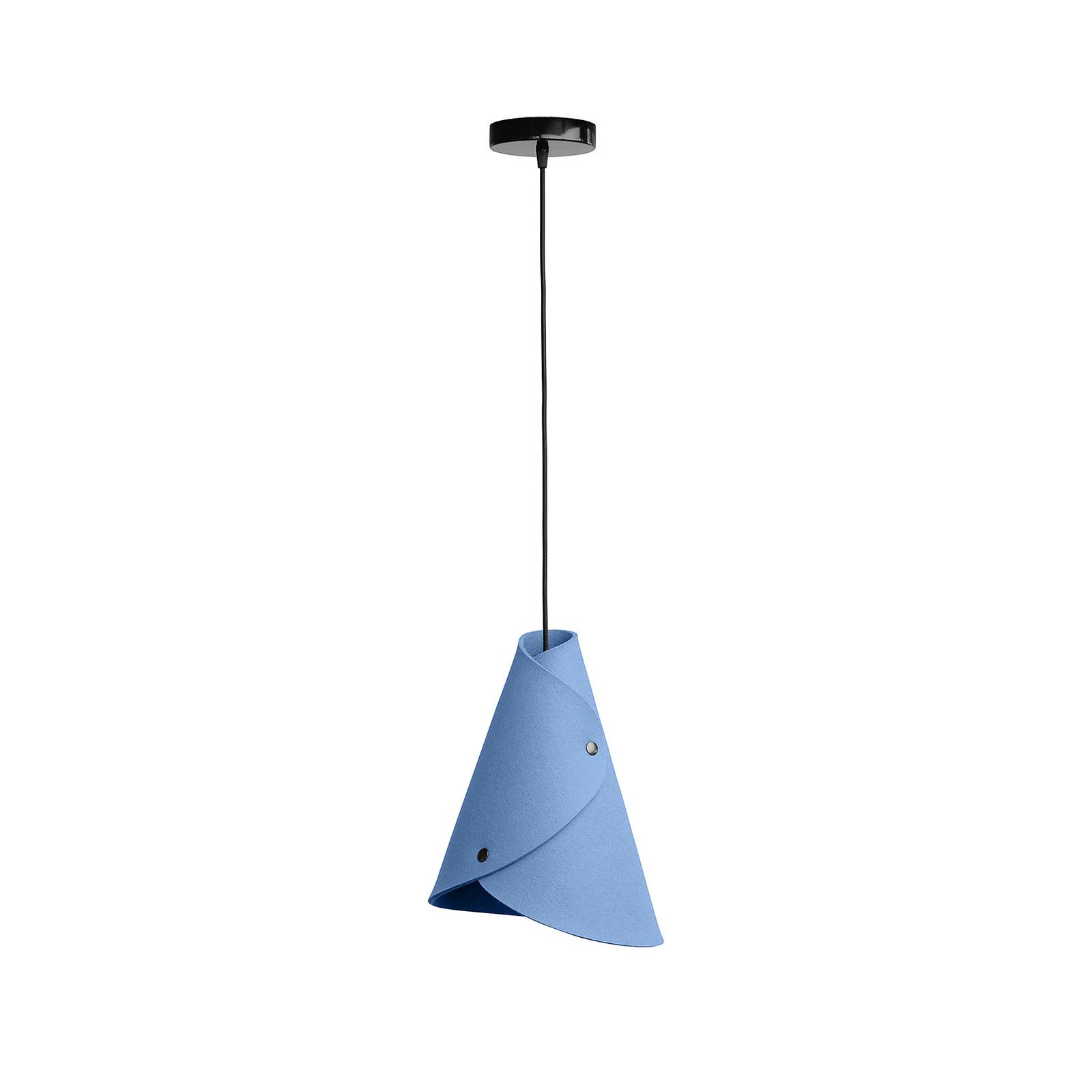 ALMUT 0314 suspension arquée 1 lampe bleu pastel