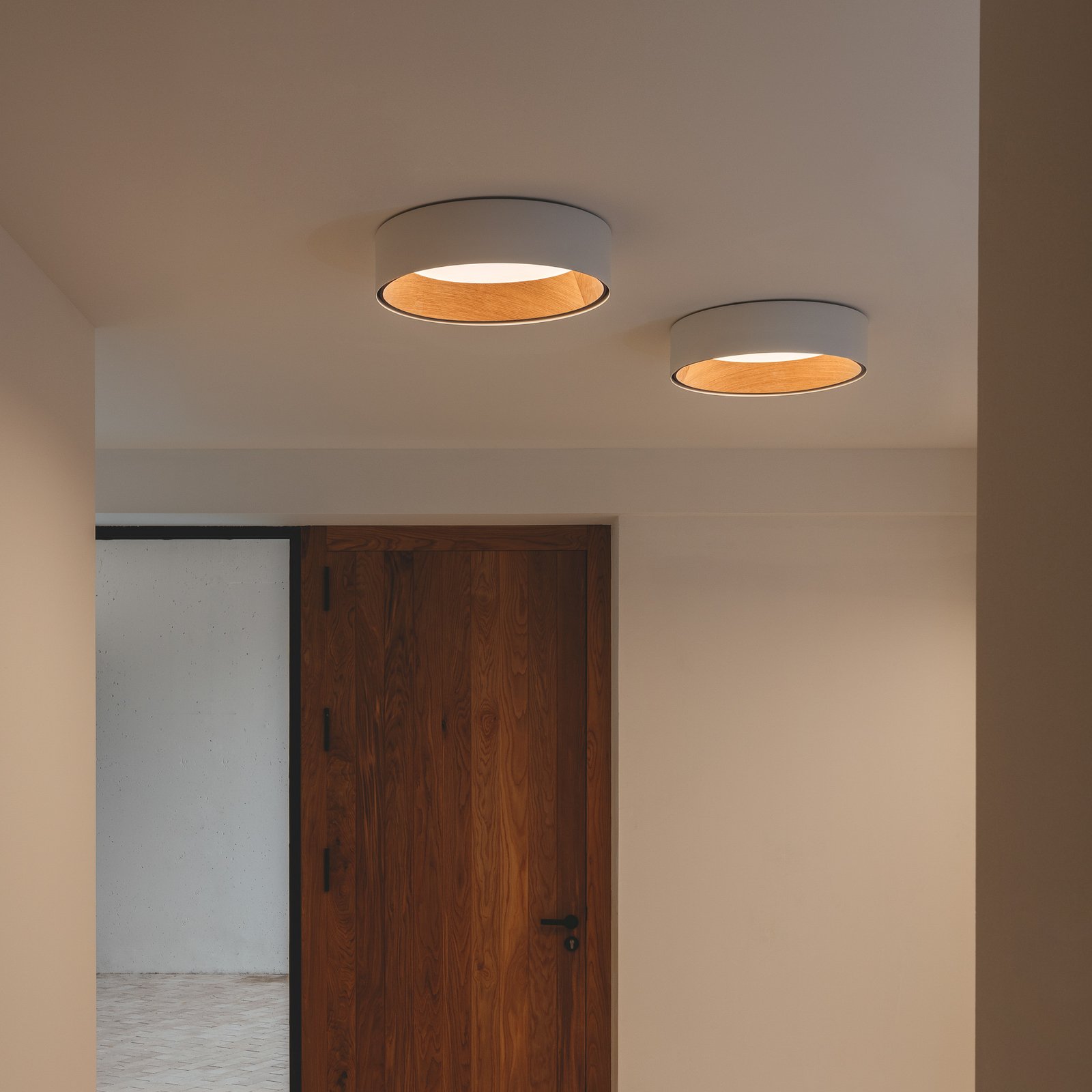 Duo 4870 LED-loftlampe, hvid - Vibia