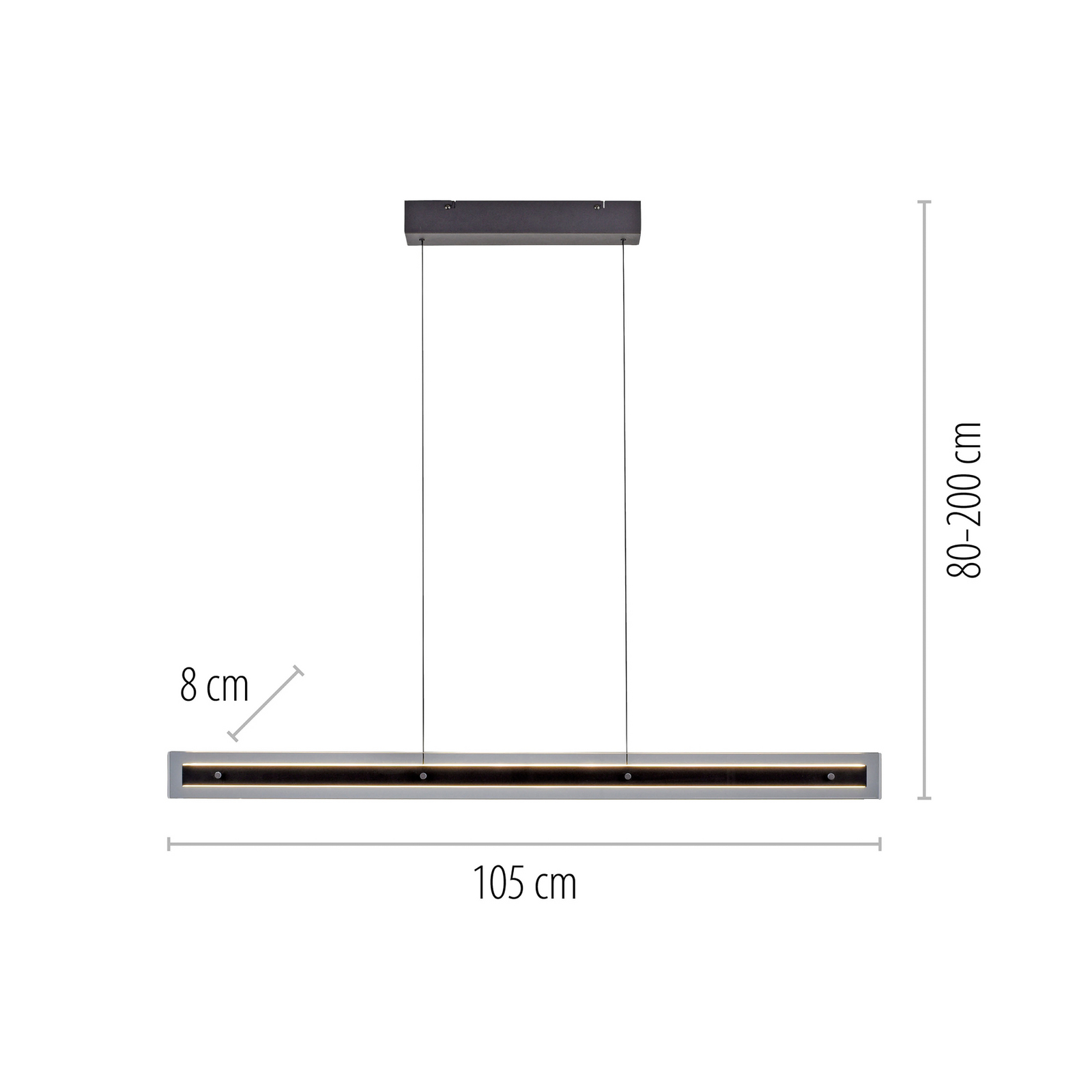 Schöner Wohnen LED-visoka svetilka Lena, črna, z možnostjo zatemnitve, Lift Schöner Wohnen LED-visoka svetilka Lena, črna, z možnostjo zatemnitve, Lift