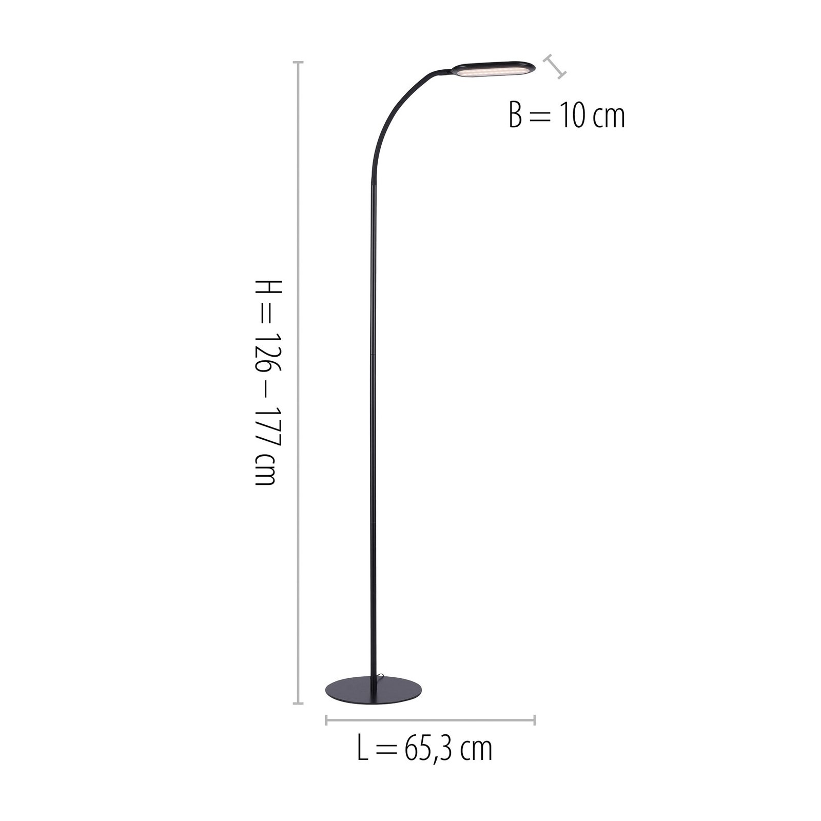 Lampadaire LED Kelly, CCT dimmable