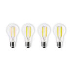 Prios Smart LED Filament E27 7W dimmable CCT Tuya σετ 4 τεμαχίων