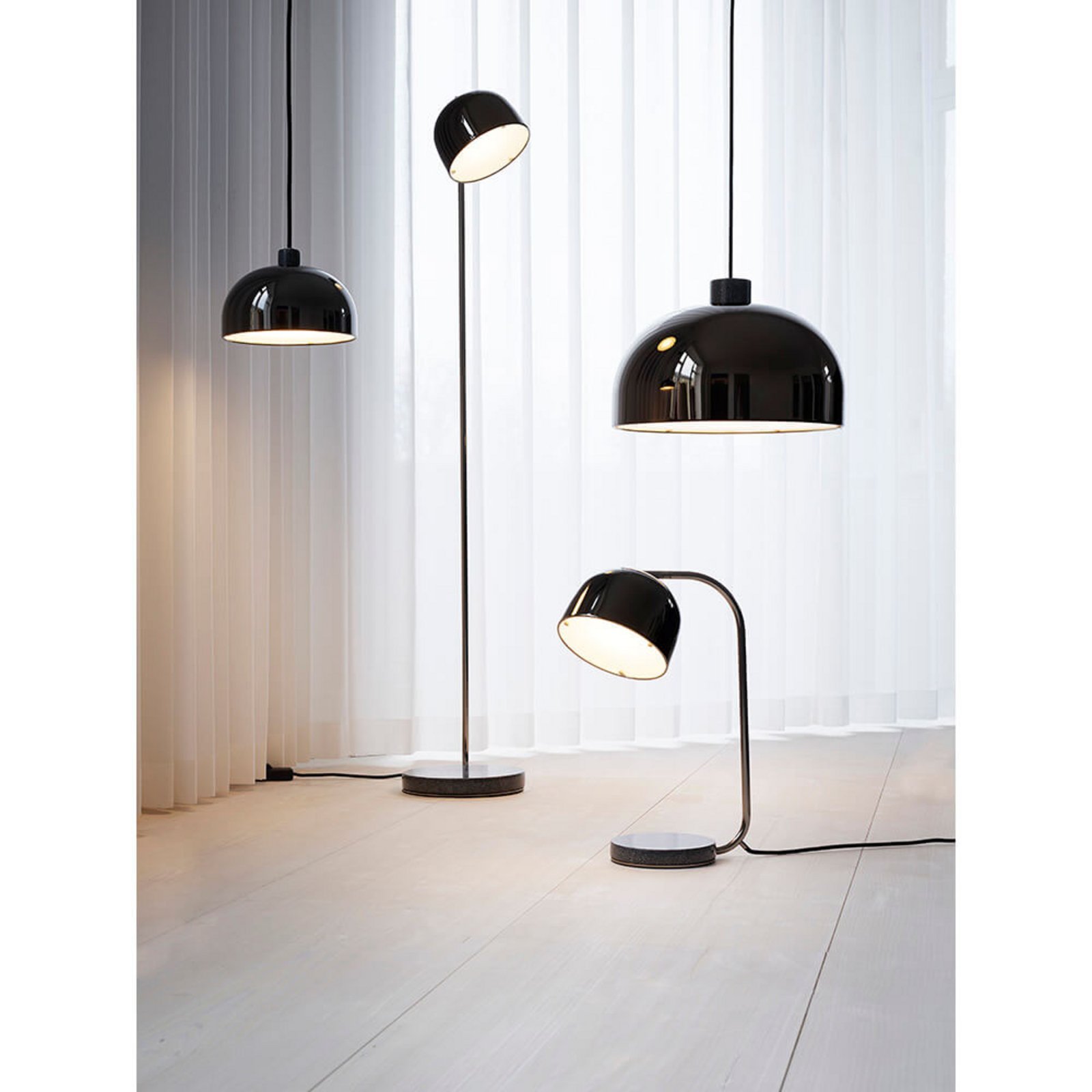 Grant Lustră Pendul Ø23 Black - Normann Copenhagen