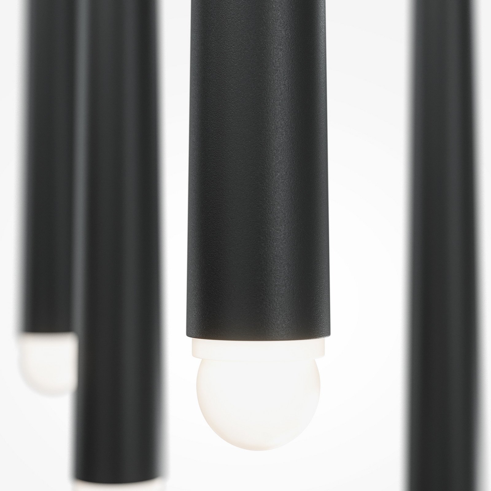 Maytoni Cascade lampă suspendată LED negru 5 becuri - Bucătărie - modern - Aluminiu