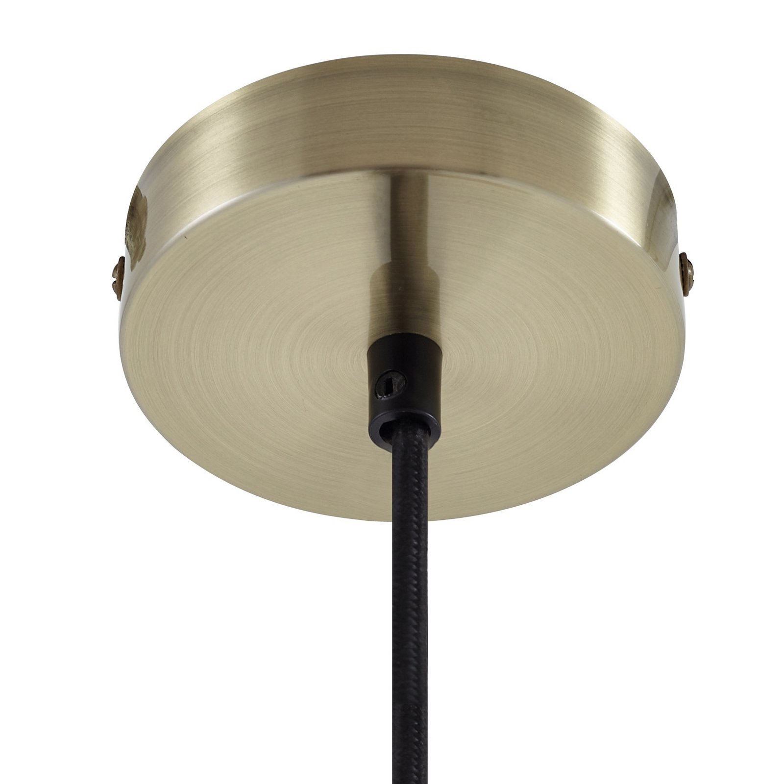 Hattie pendant light, E27 socket, Ø 4.7 cm, brass, metal - Lindby