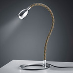 Baulmann 14.345 LED-Tischlampe Flexarm mit Textil