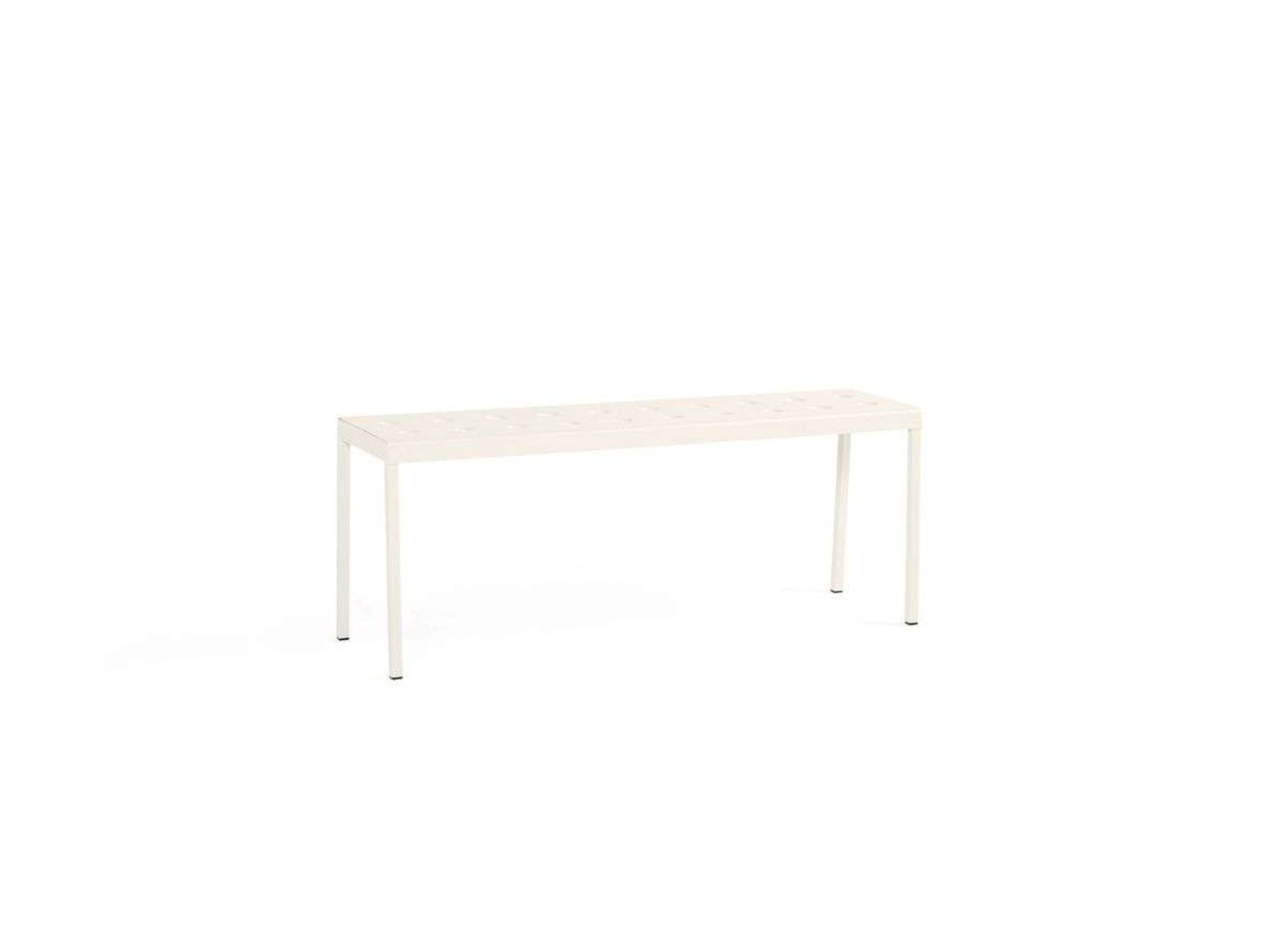 Balcony Bench L119,5 cm Chalk Beige - Hay