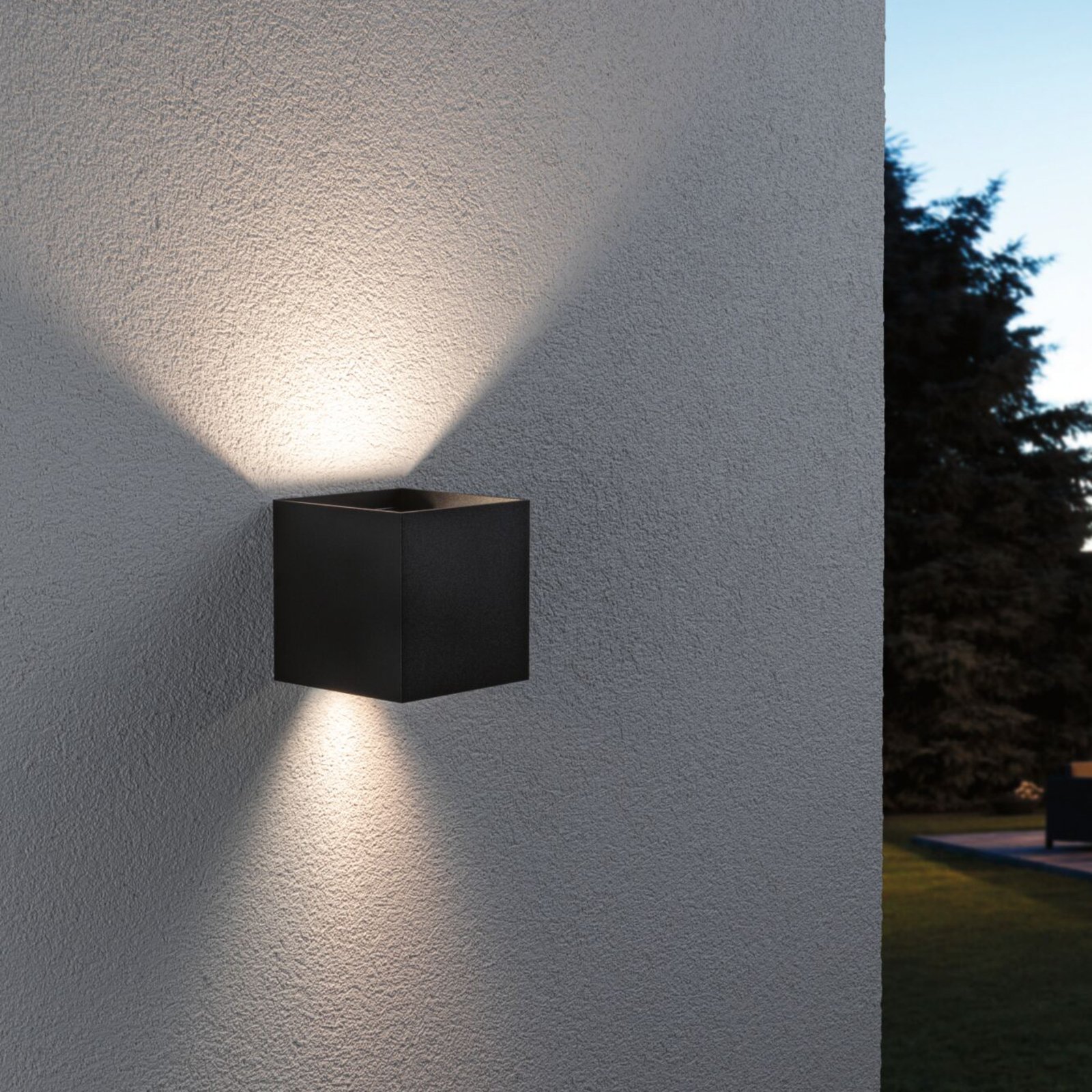 Cybo LED-Außenwandleuchte Smart Home ZigBee IP44 anthrazit - Paulmann