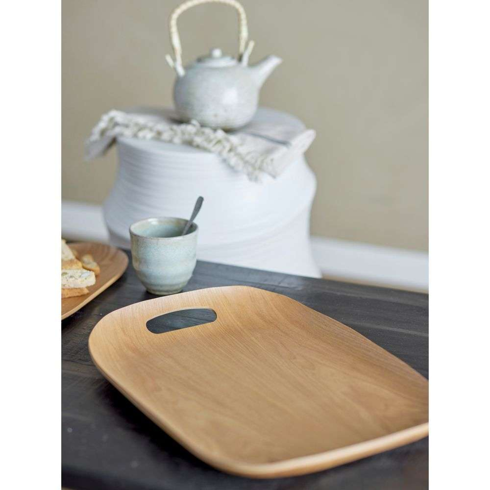 Leyton Serving Tray Nature/Oak - Bloomingville