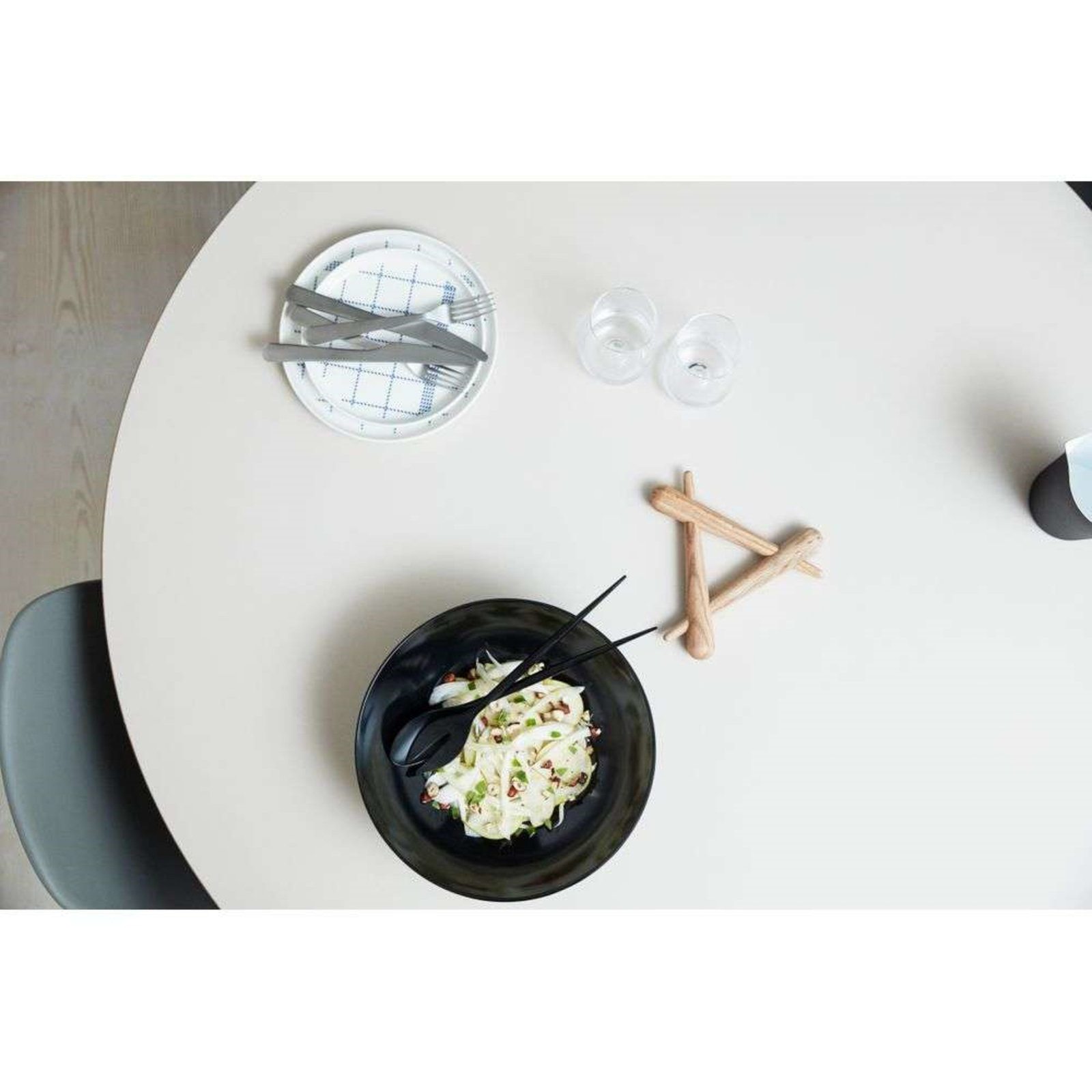 Krenit Salad Set Black - Normann Copenhagen