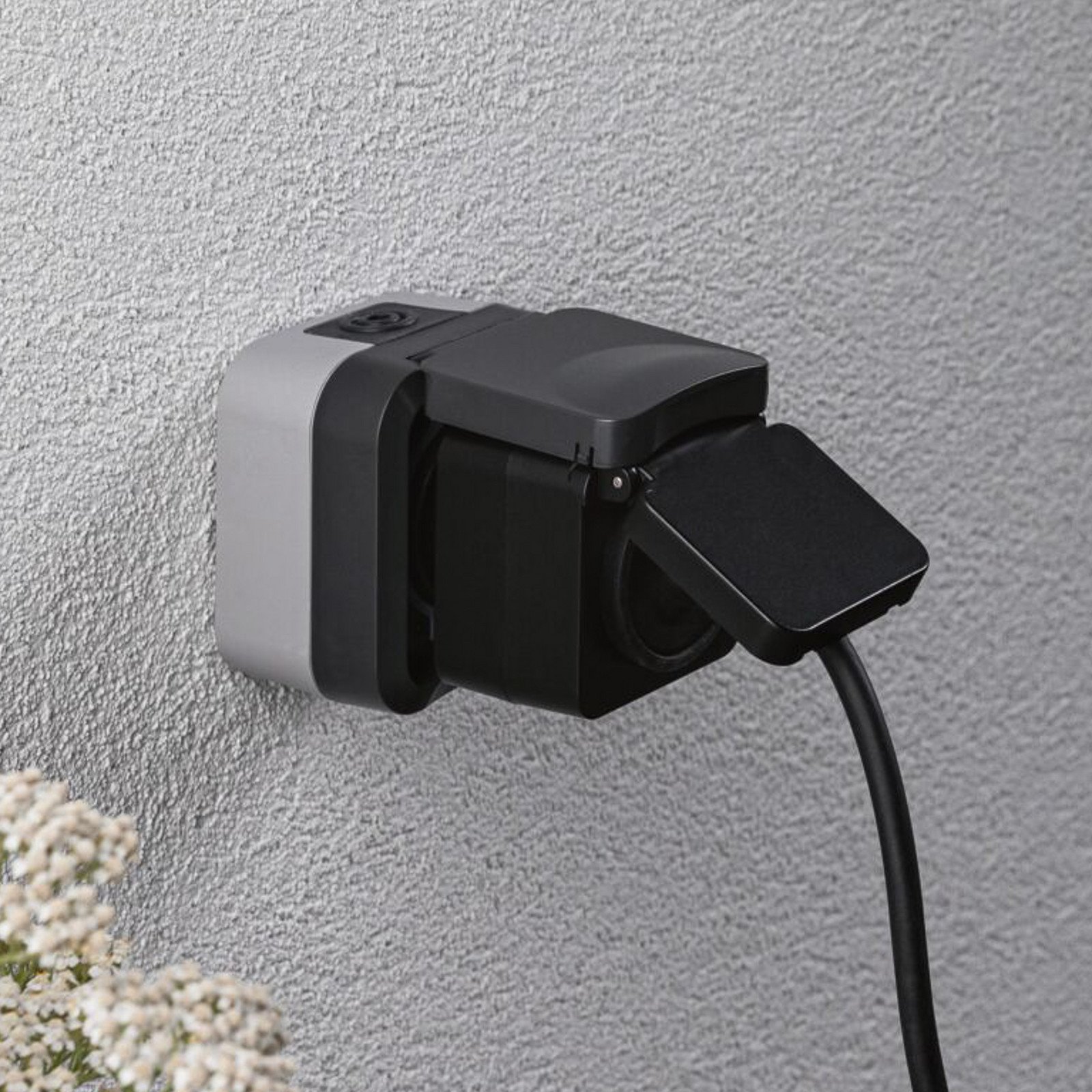 Paulmann Smart Plug Plug Adaptor pentru exterior ZigBee - negru - Plastic