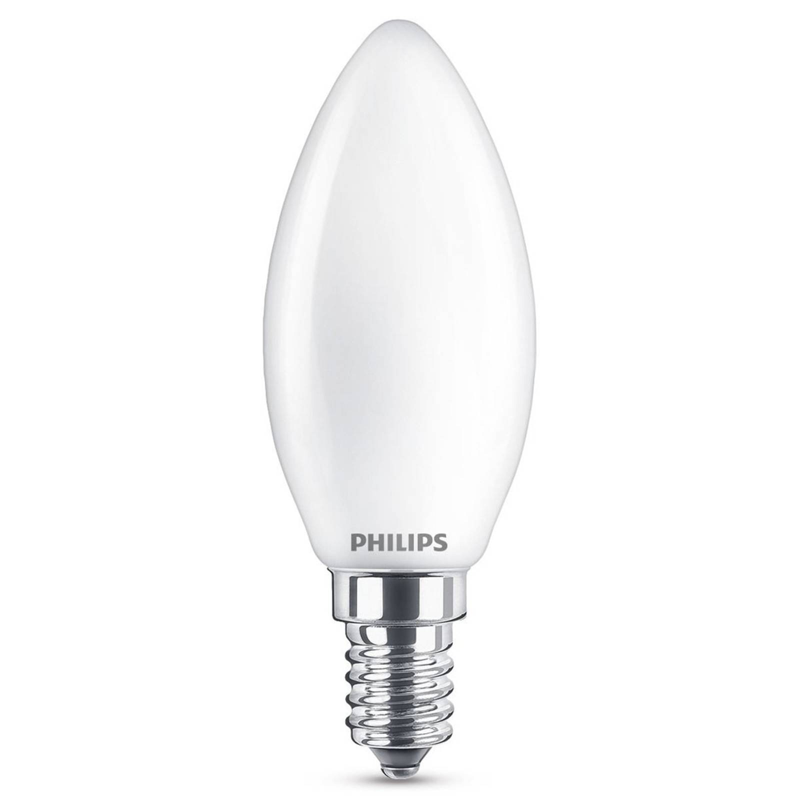 Philips LED-Kerzenlampe E14B35 4,3W 827 opal