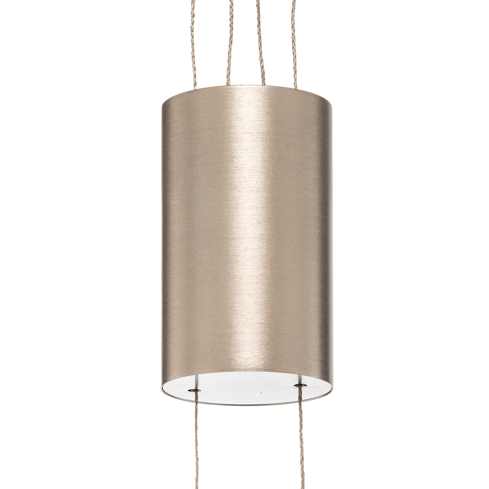 Lindby Eilika LED pendant light, 3-bulb, nickel