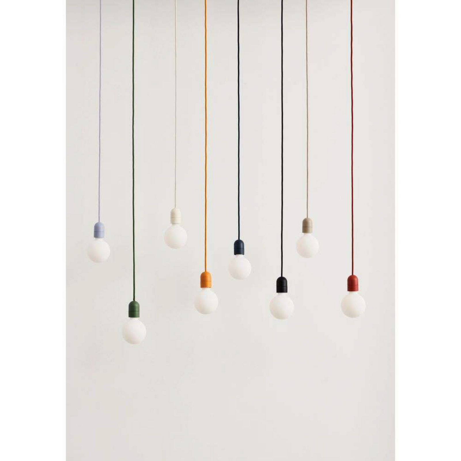 Common Lampada a Sospensione Cord Set Clay White - Hay