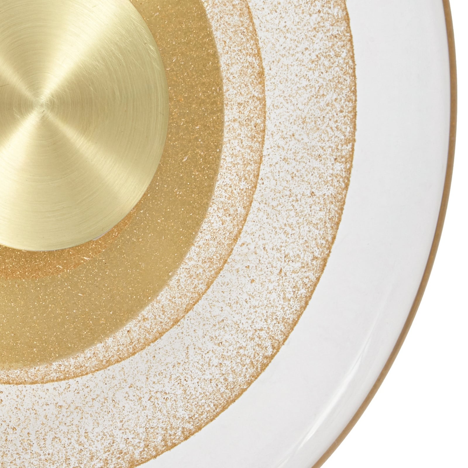 Applique a LED Lucande Sepian, oro lucido, vetro, Ø 20 cm