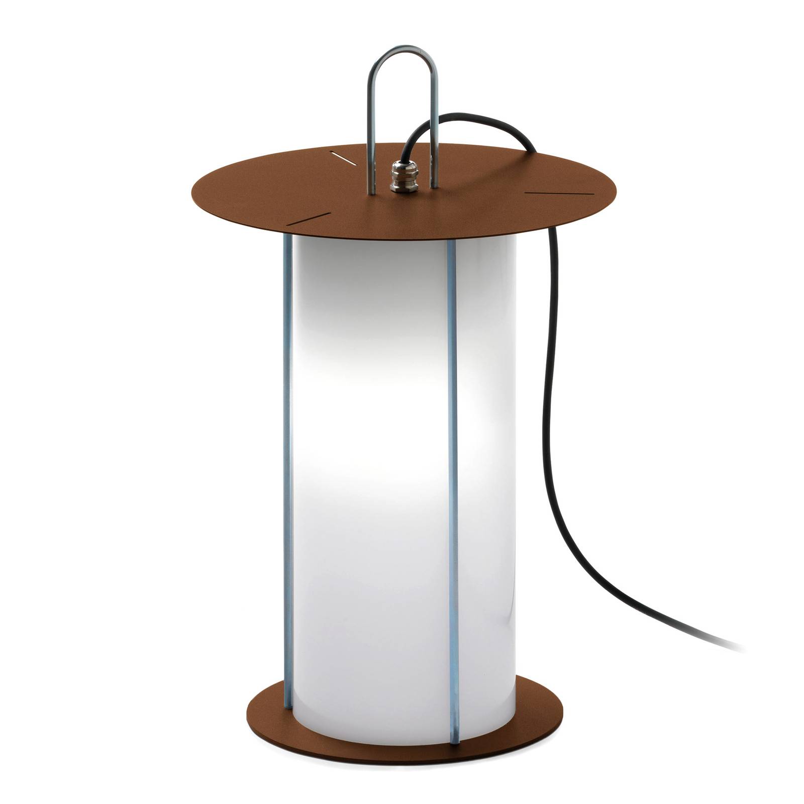 Modo Luce Diogene LED terasz lámpa akku rozsda