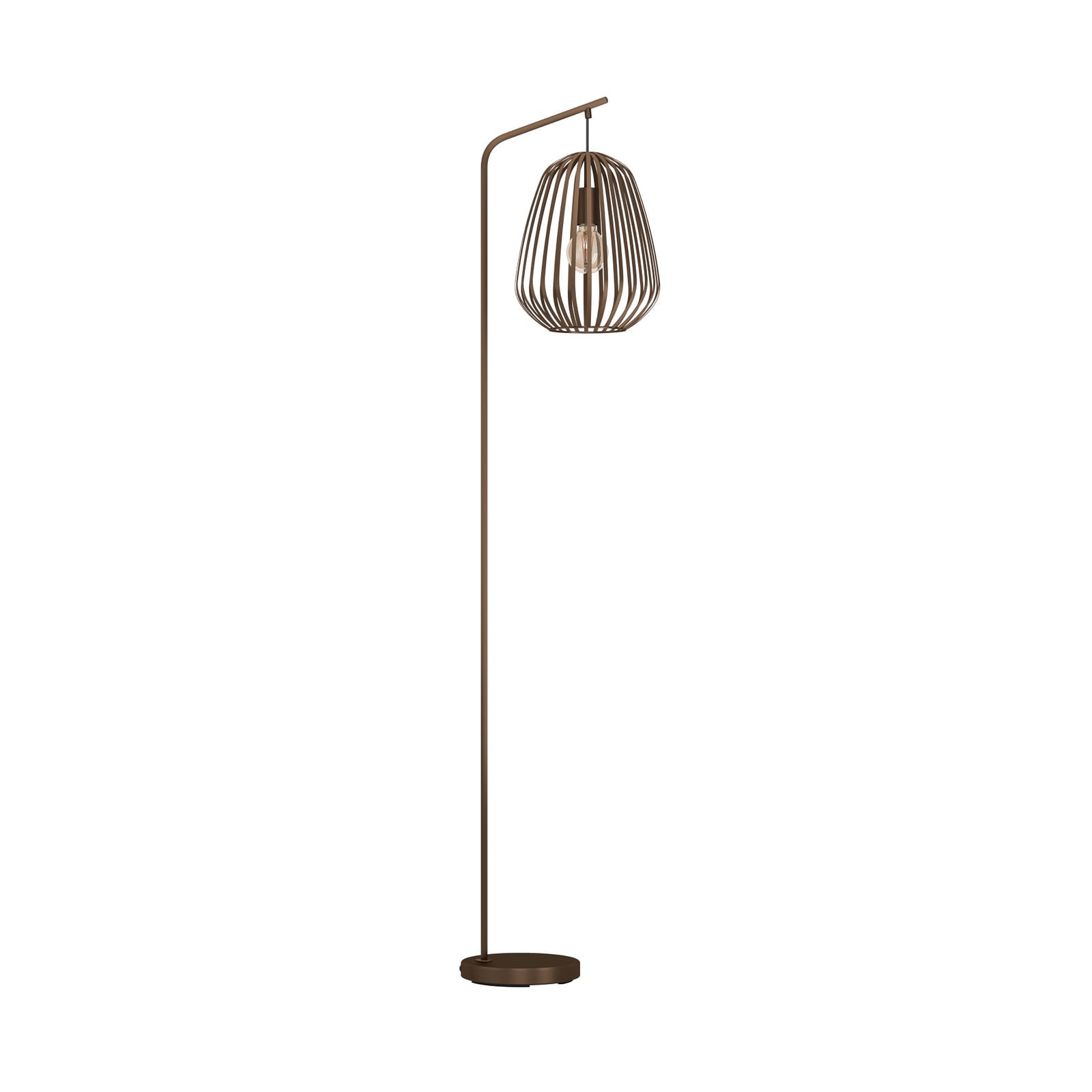 Lampa podłogowa Espinal, szczotkowany brąz, wysokość 170 cm, metal E27 Lampa podłogowa Espinal, szczotkowany brąz, wysokość 170 cm, metal E27