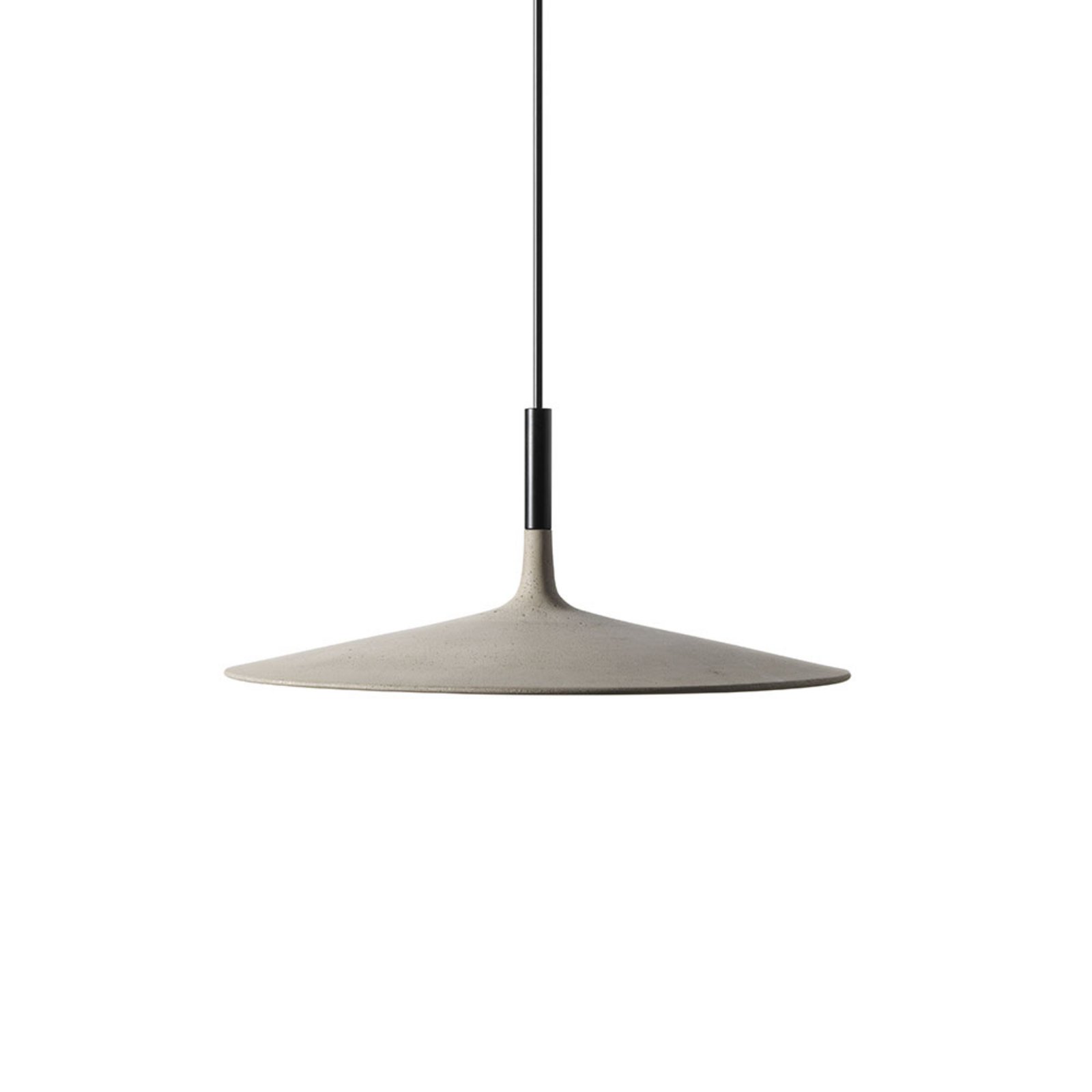 Aplomb Large LED Lustră Pendul Dimmable Concrete Grey 10m Cablu - Foscarini