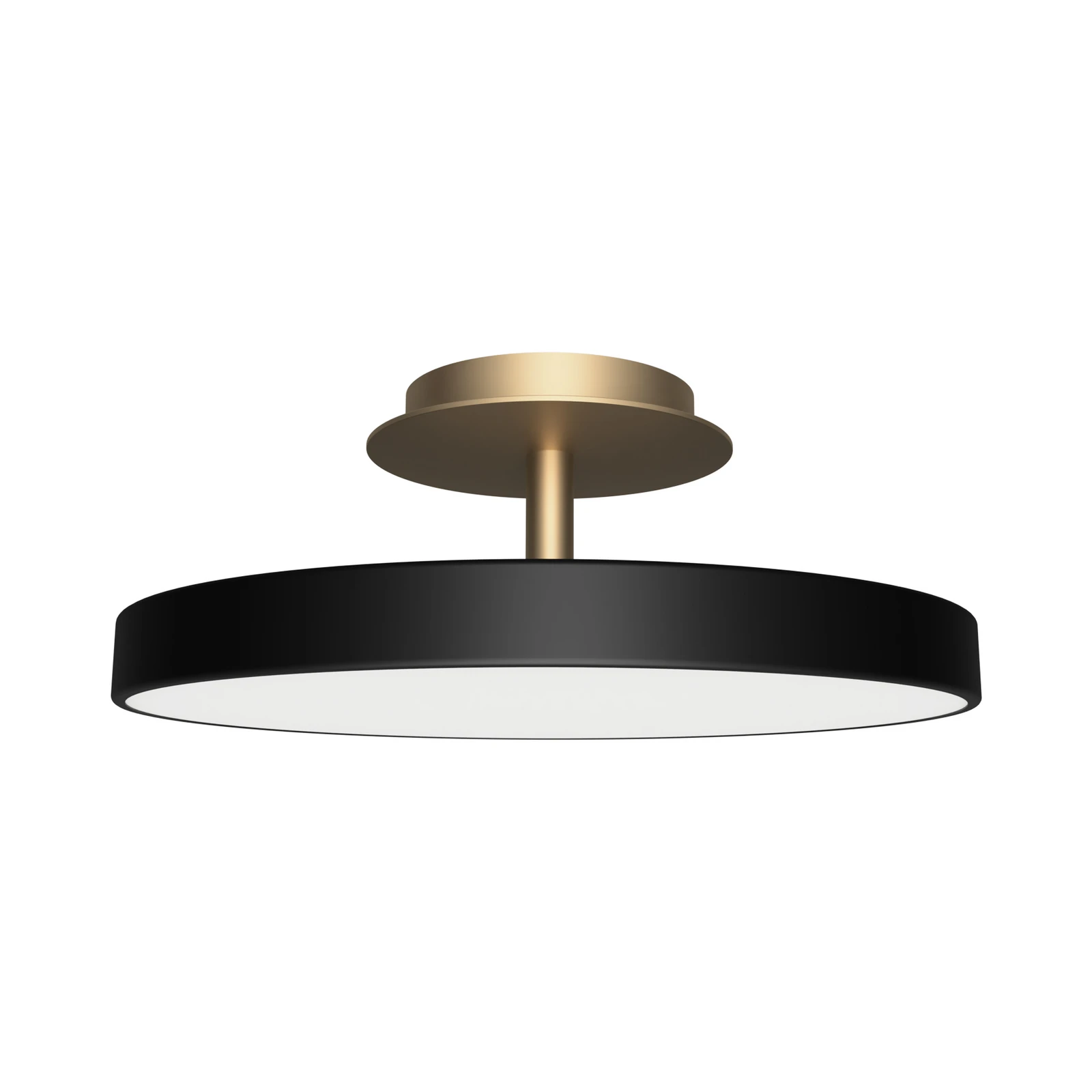 UMAGE LED οροφής Asteria UP PLUS, μαύρο, Ø 43 cm, CCT
