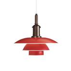 Louis Poulsen PH 3 1/2-3 függő lámpa réz/piros