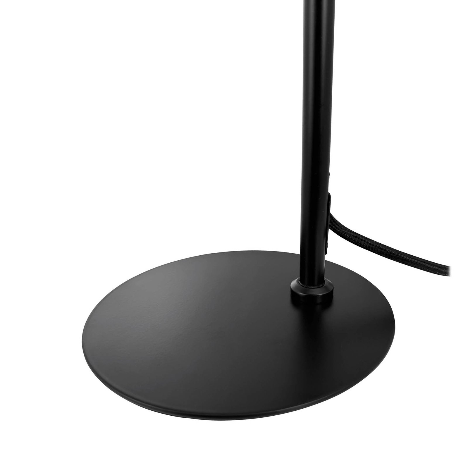 Dyberg Larsen lampe de table DL12, noir, hauteur 39,5 cm, métal