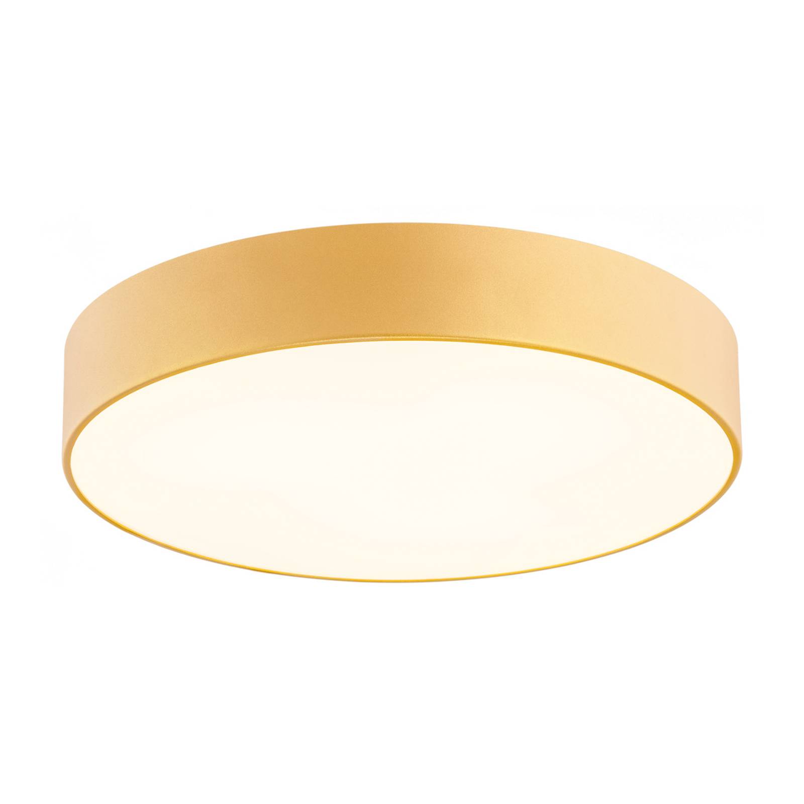 Taklampa Dayton, lackerad i guld Ø 60 cm