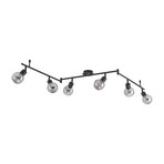 Eridia 6 Stropní Lampa Black - Lindby