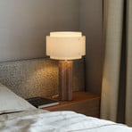 Lampe à poser Takai en tissu et marbre