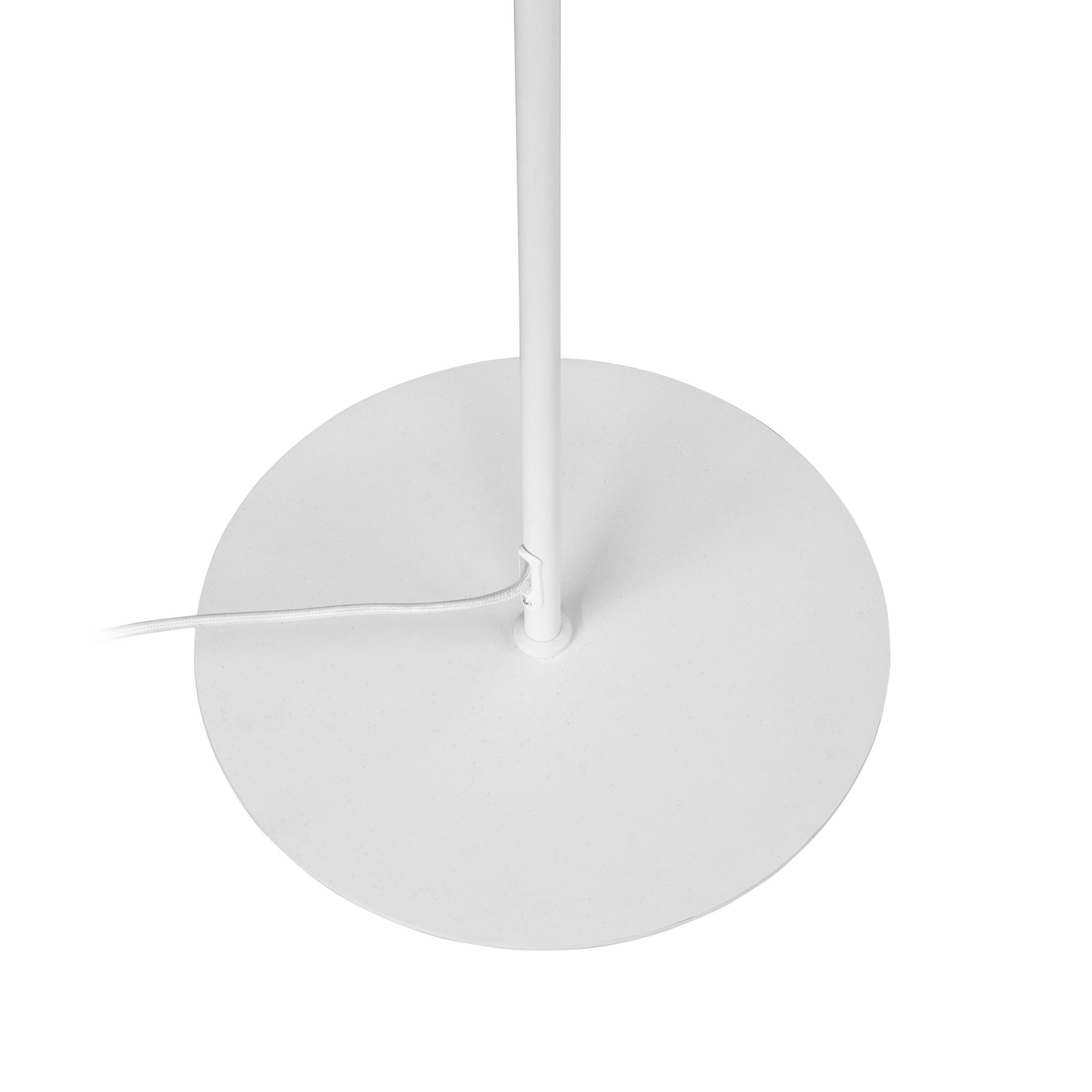 Dyberg Larsen Opus floor lamp, matt white, height 135 cm, metal