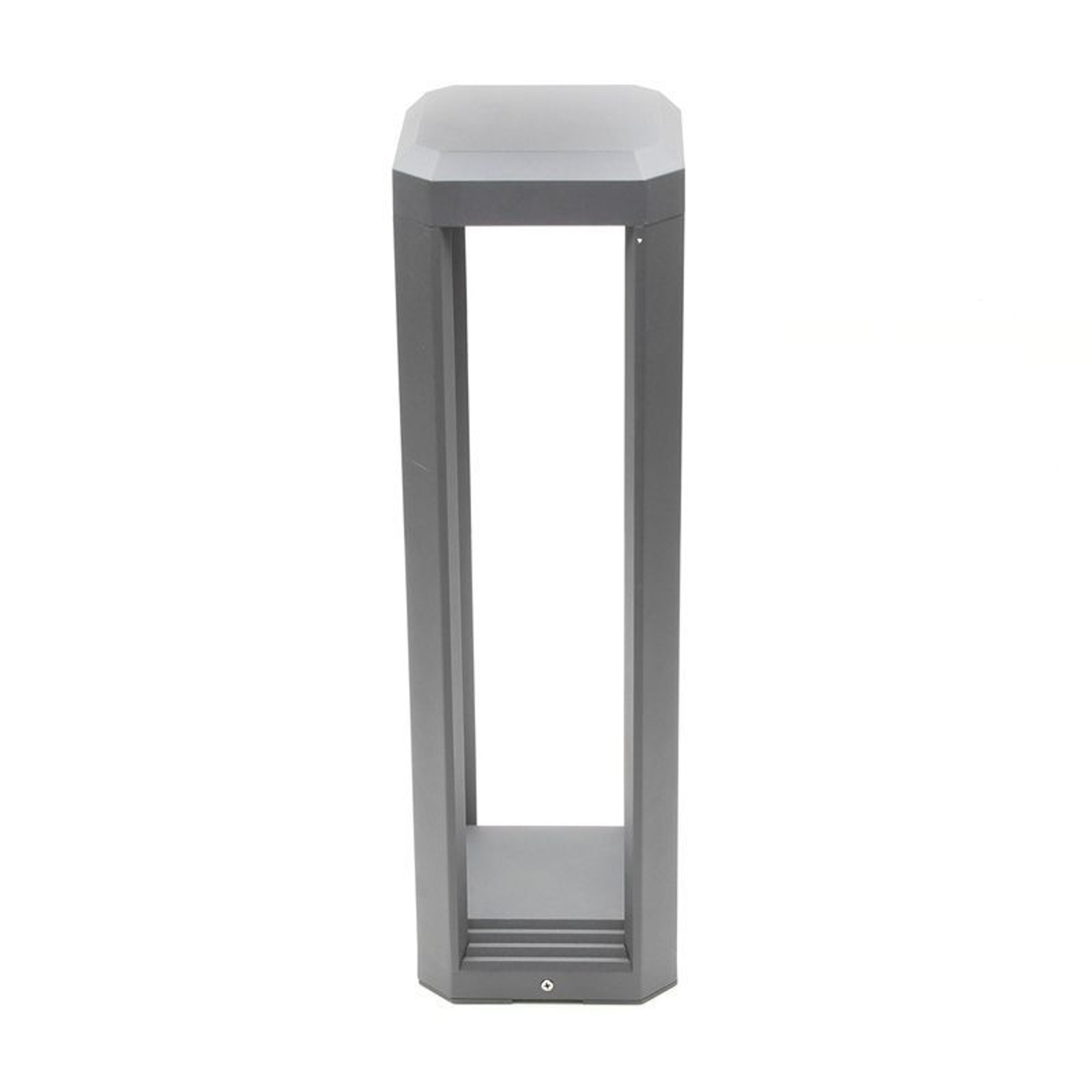 LED soklové světlo Rubkat, šedá, výška 50 cm