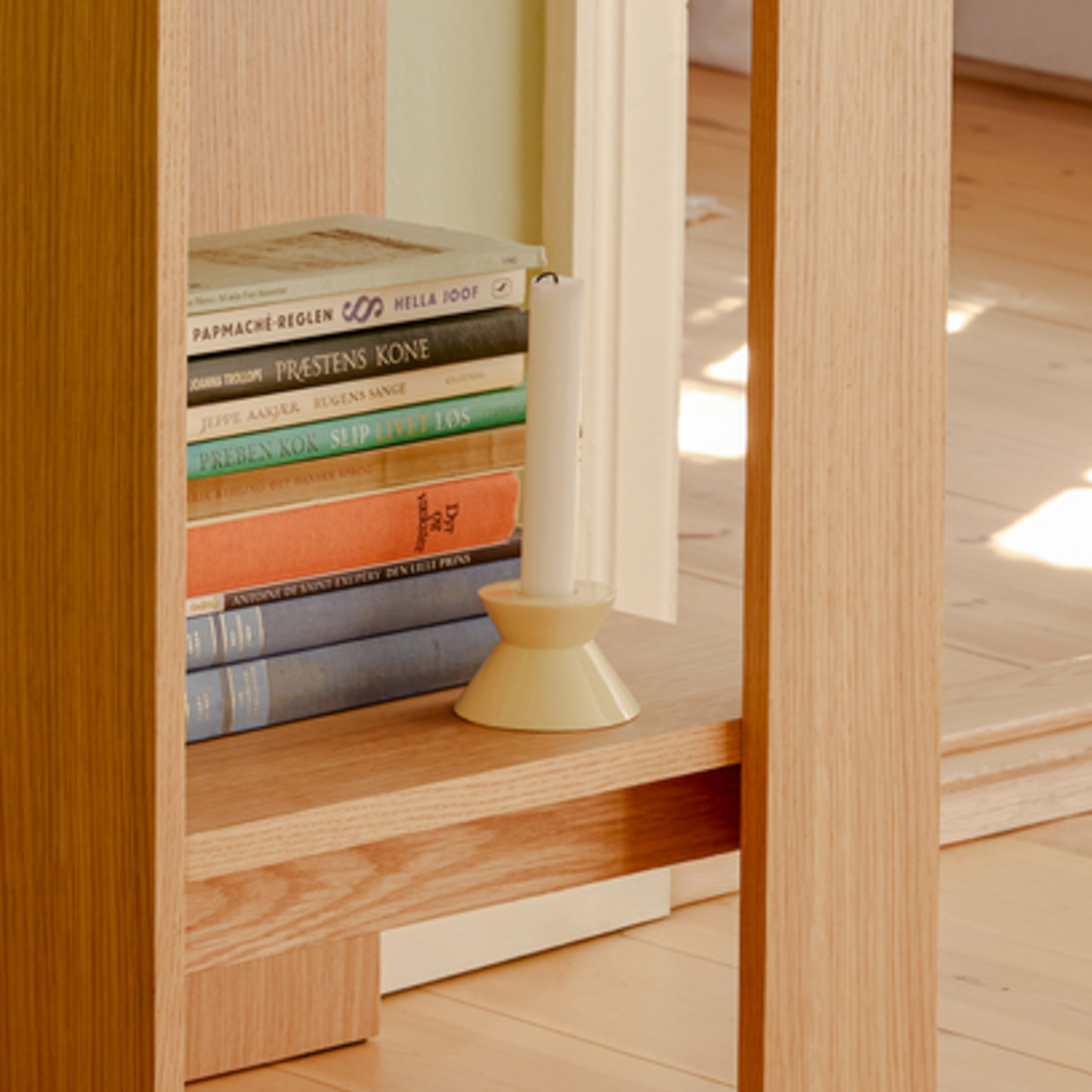 Dos candelabros amarillos, Ø 8 cm - Hübsch