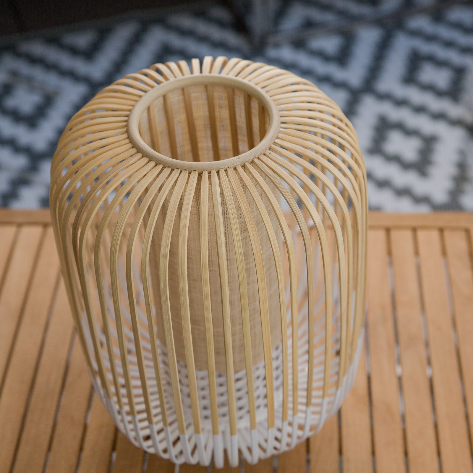 Forestier Bamboo Light M asztali lámpa 39 cm fehér