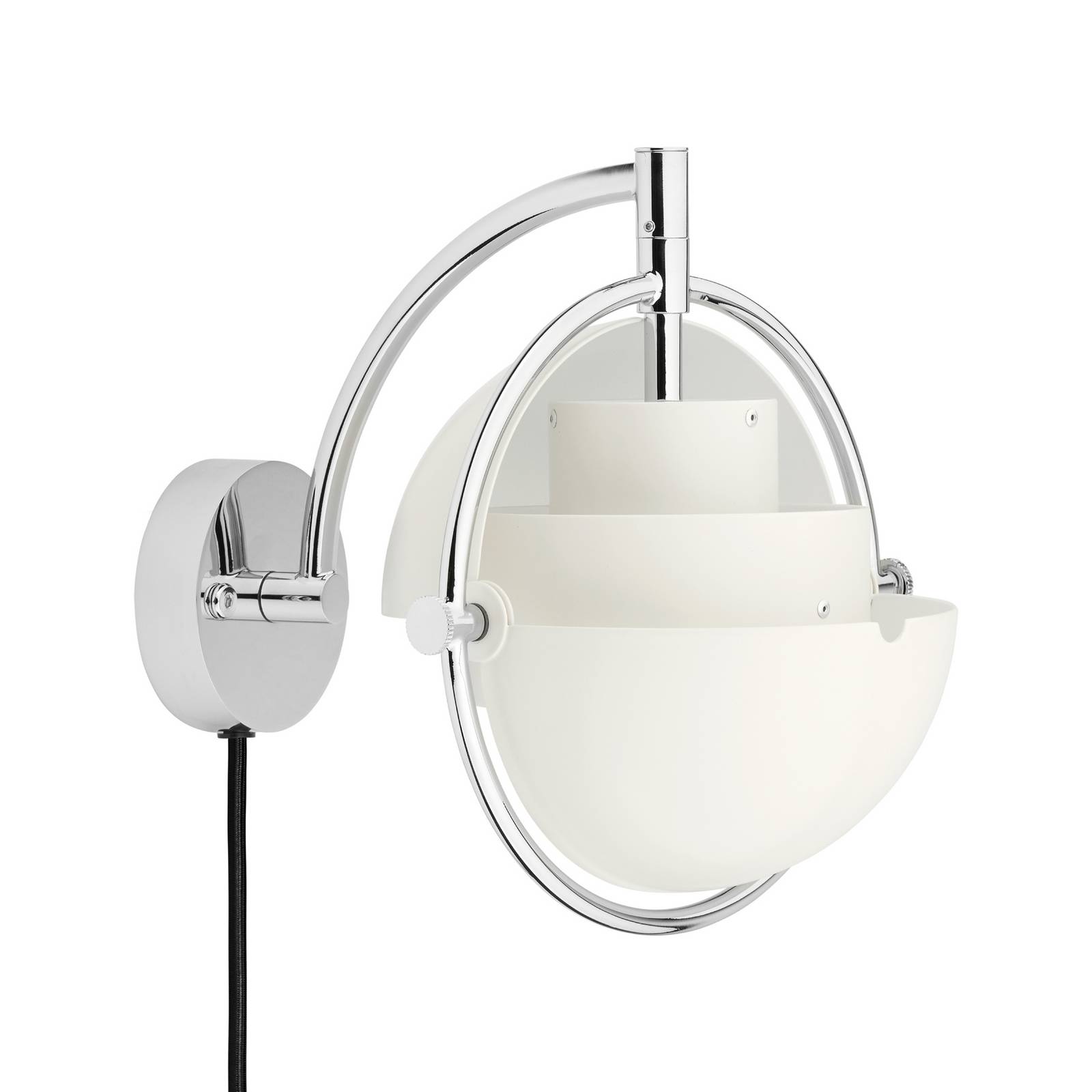 GUBI Wandleuchte Multi-Lite, weiß, Metall, G9 günstig online kaufen