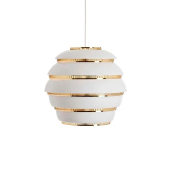 A331 Beehive Suspension White/Brass - Artek