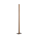 LED-stoječa svetilka Arviso, v barvi lesa, hrast, višina 142 cm, CCT
