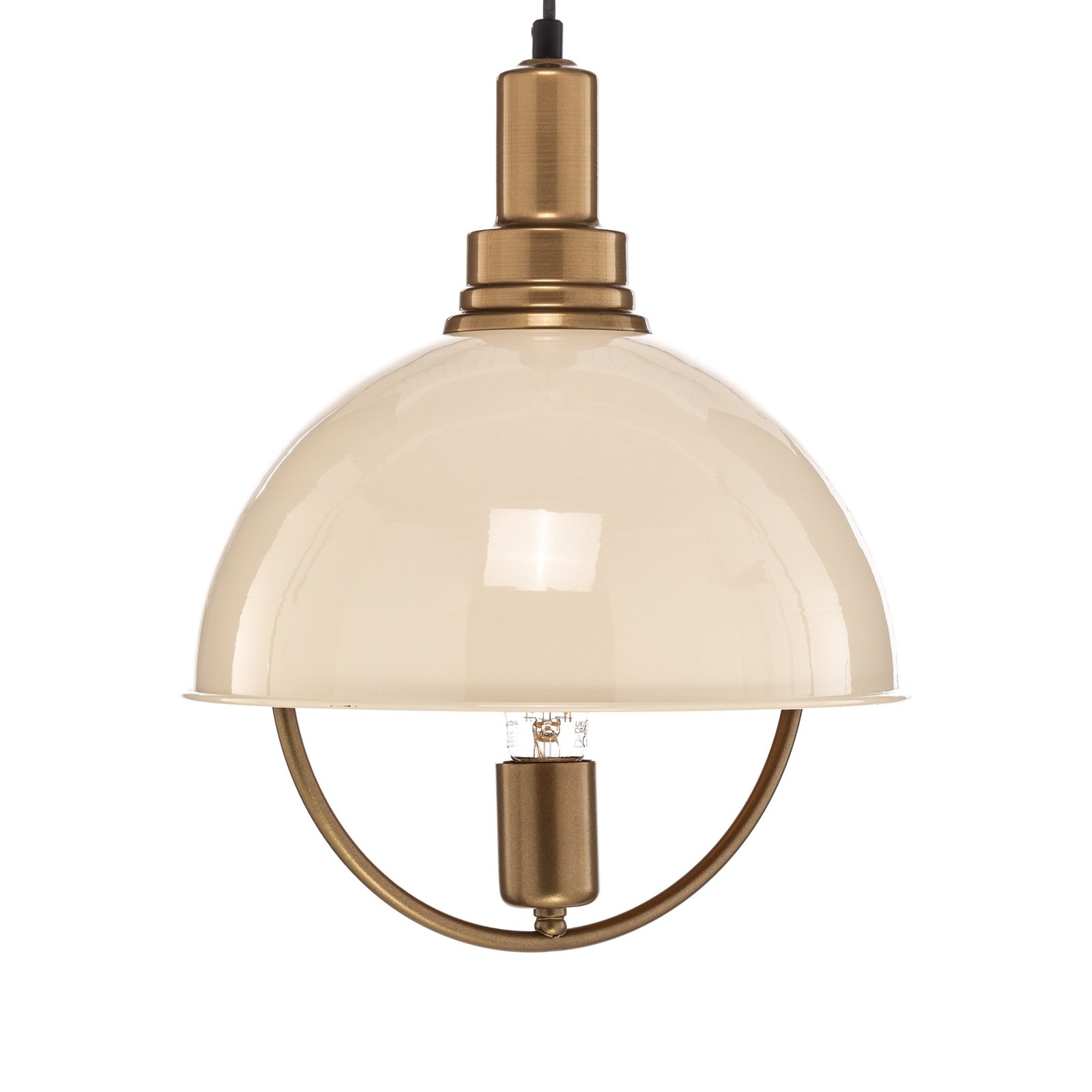 Hanglamp AV-4106-M35-BBY antiek-goud/wit