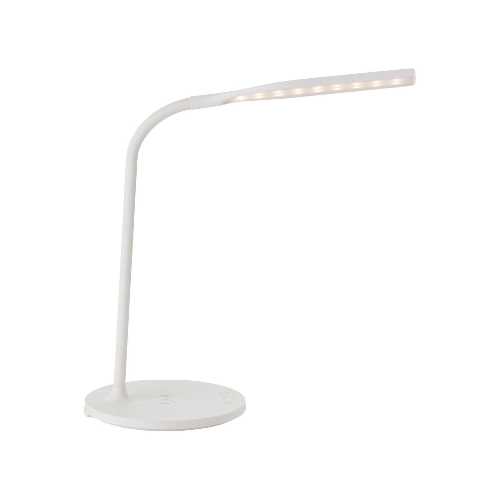 Joni LED-bordlampe, hvid, højde 34 cm, CCT, dæmpbar
