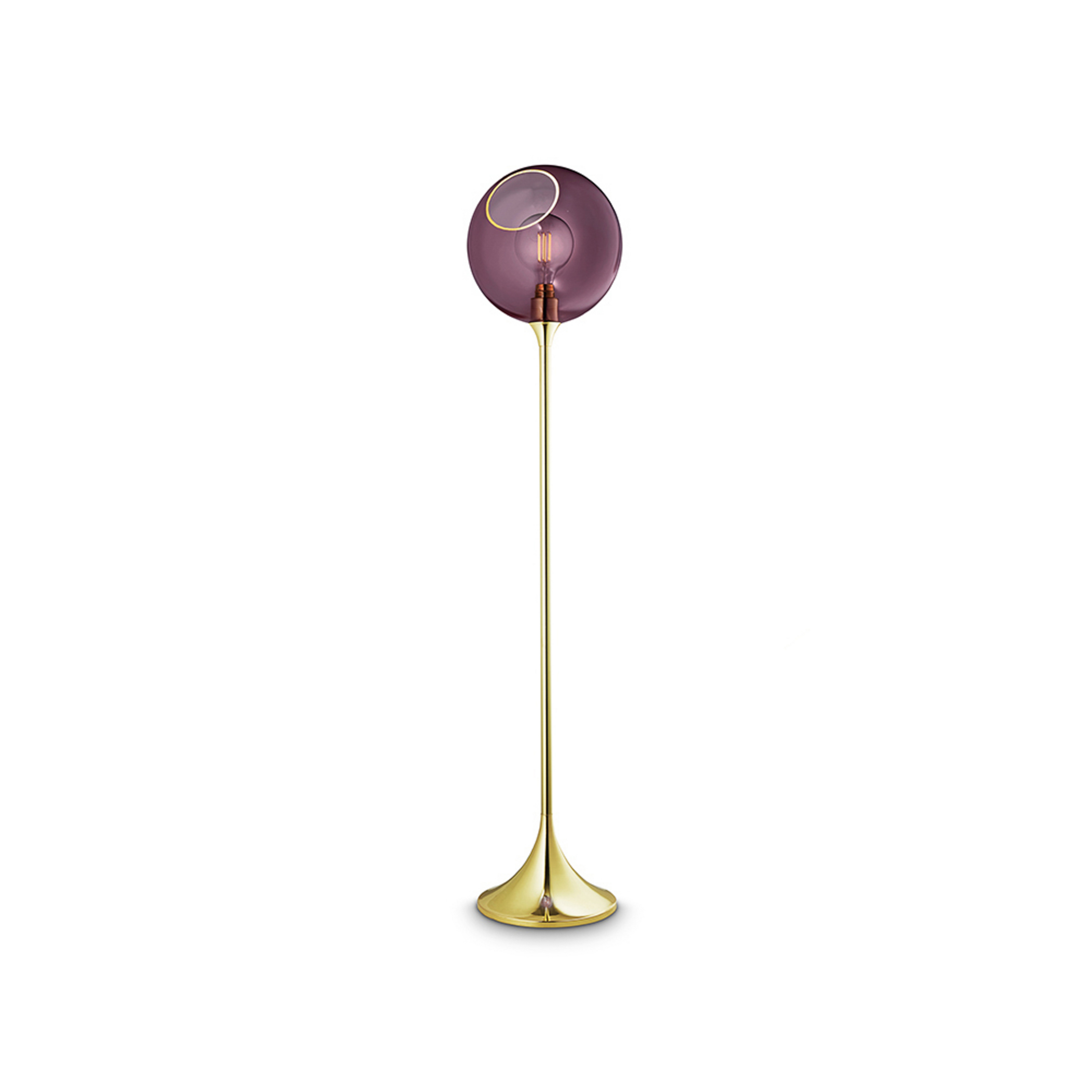 Ballroom Lampadaire Purple Rain/Or - Design by Us