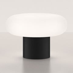 Artemide Itka -pöytälamppu, keraaminen jalka musta