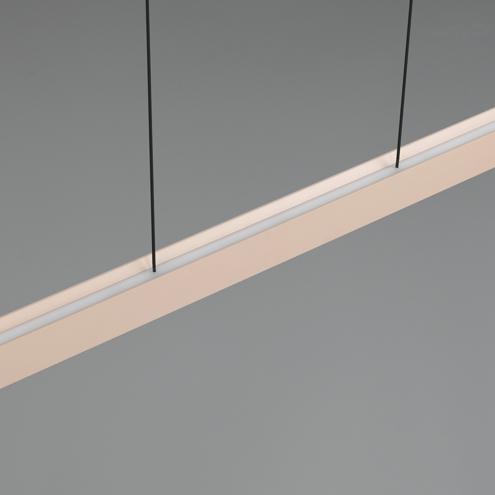 Κρεμαστό φωτιστικό LED Donegal, μπεζ χρώμα, μήκος 150 cm, CCT Κρεμαστό φωτιστικό LED Donegal, μπεζ χρώμα, μήκος 150 cm, CCT