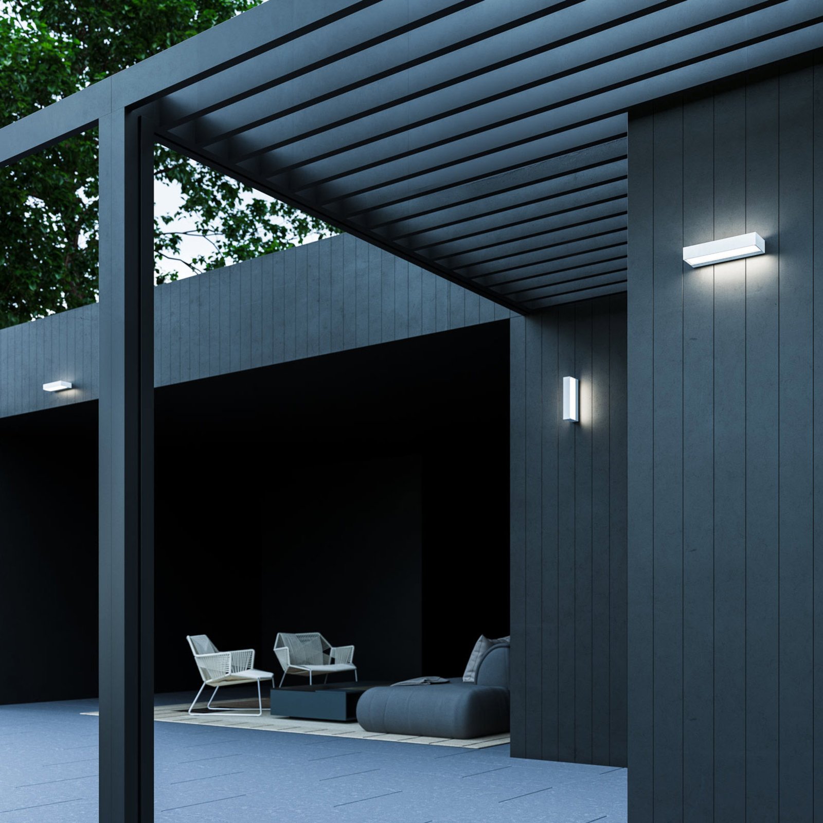 Rotaliana InOut W2 LED outdoor wall light 2,700 K
