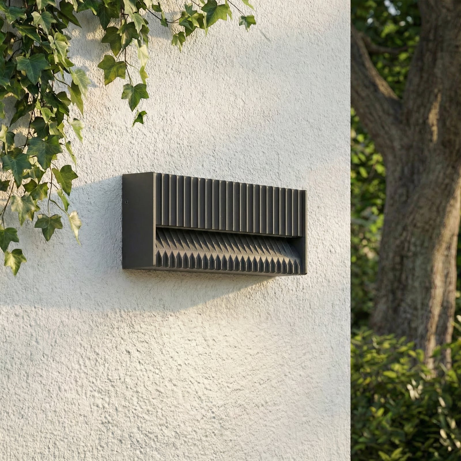 Lucande LED φωτιστικό εξωτερικού χώρου Tavion, 25 cm, ανθρακί, IP65