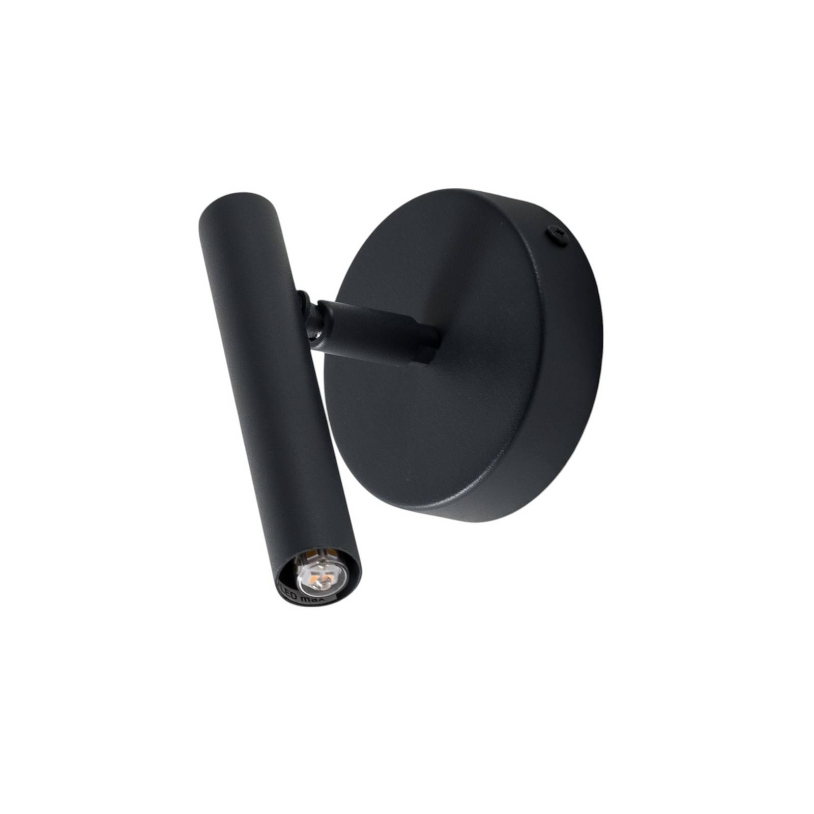 Wandleuchte Sopel, anthrazit, 1-flammig, Stahl, Höhe 15 cm günstig online kaufen