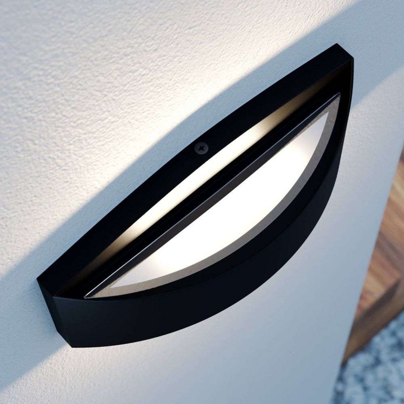 Evric LED Aplica de Exterior L25,4 Black - Lindby