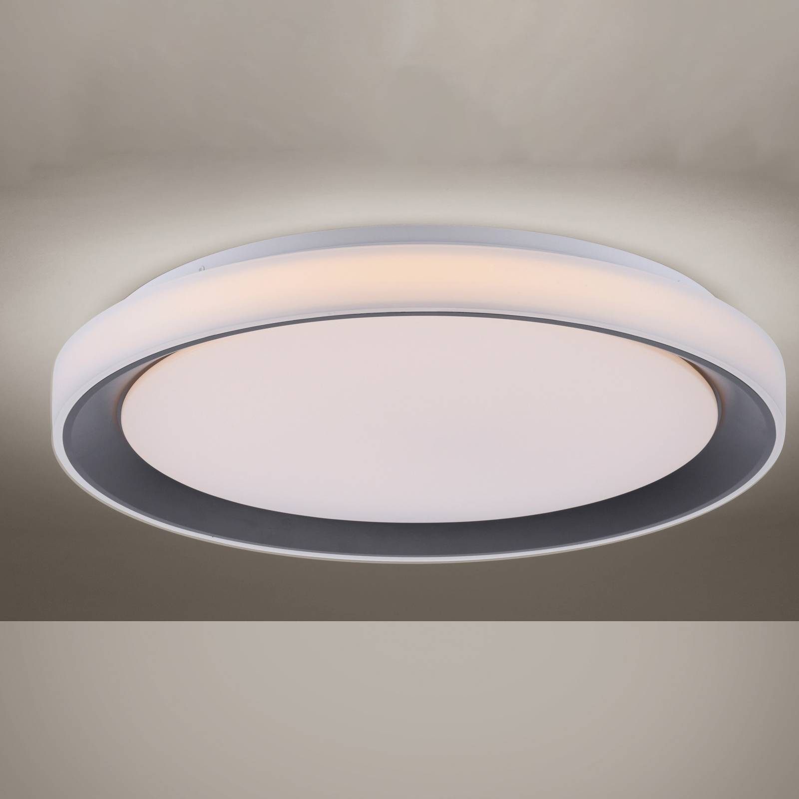 LOLA Smart Disc sufitowa LED czarna/biała, RGBW