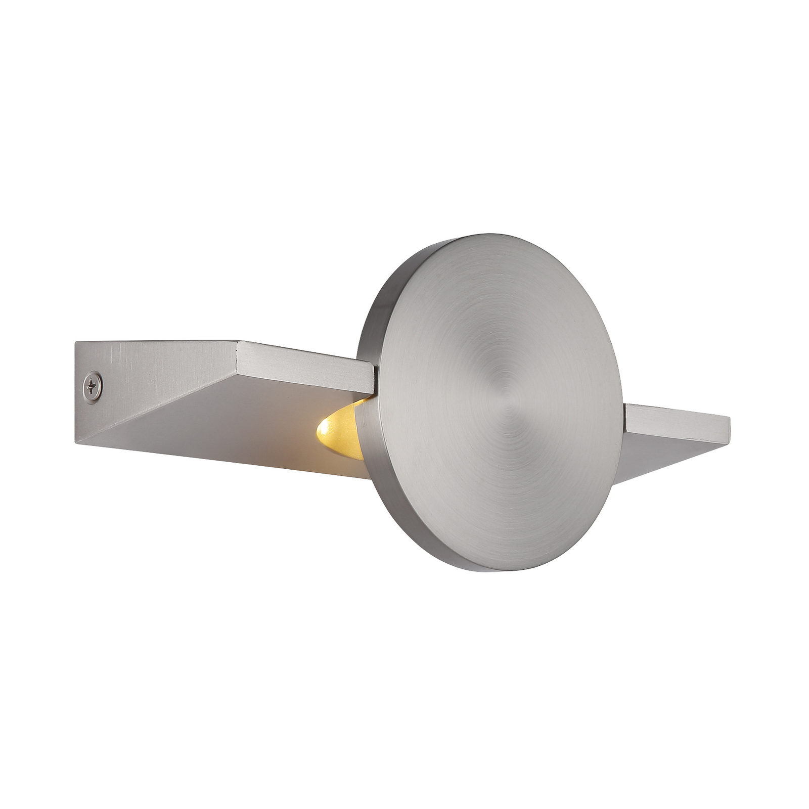 LED-vegglampe Jasper, høyde 20 cm, matt nikkel, metall LED-vegglampe Jasper, høyde 20 cm, matt nikkel, metall