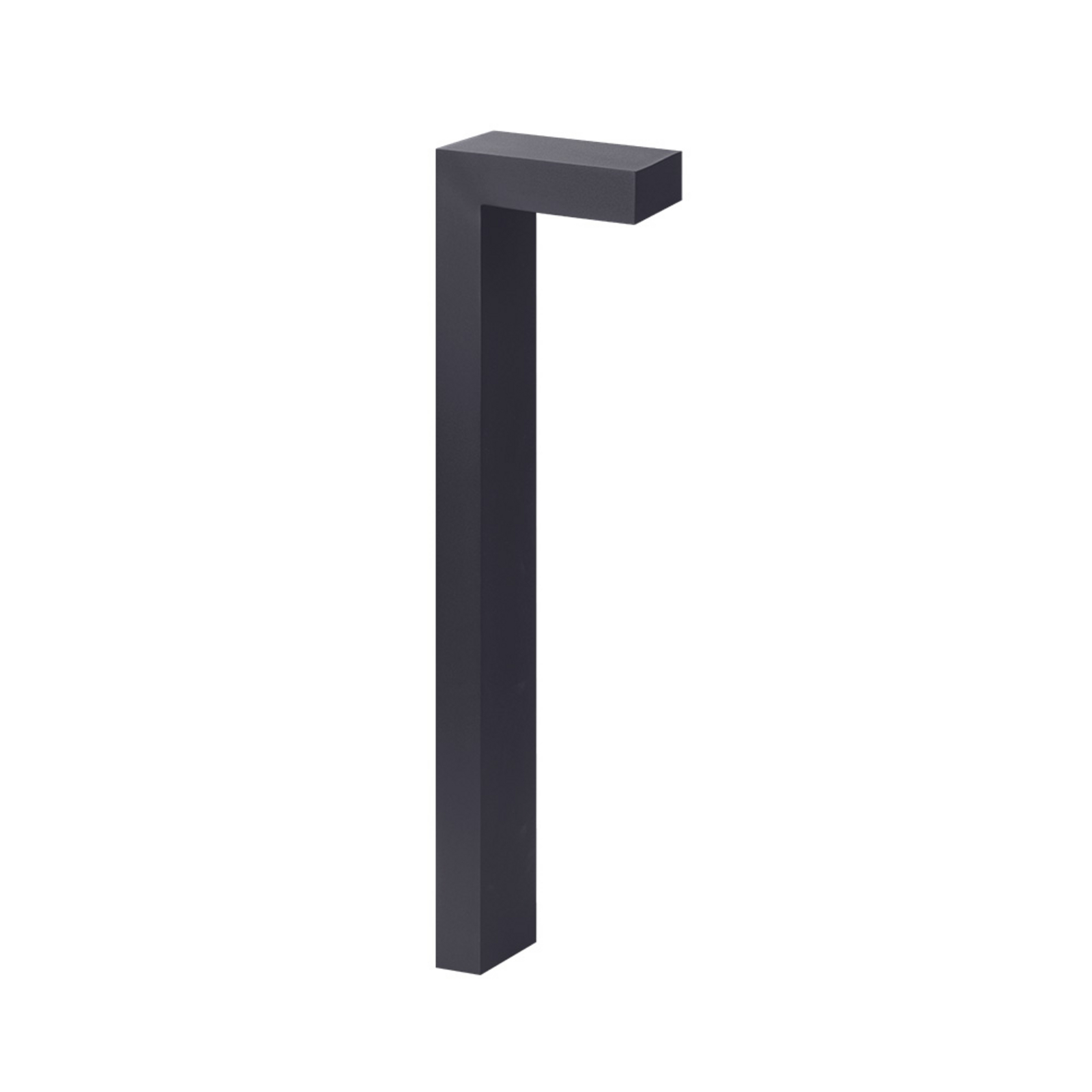 Asker Assymetric LED Outdoor Bollard H55 Graphite - Norlys