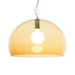 Kartell FL/Y pendant light, Ø 52 cm, amber