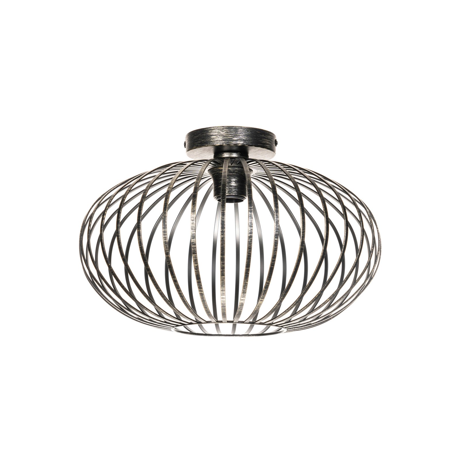 Rosalea Plafonnier Black/Brass - Lindby
