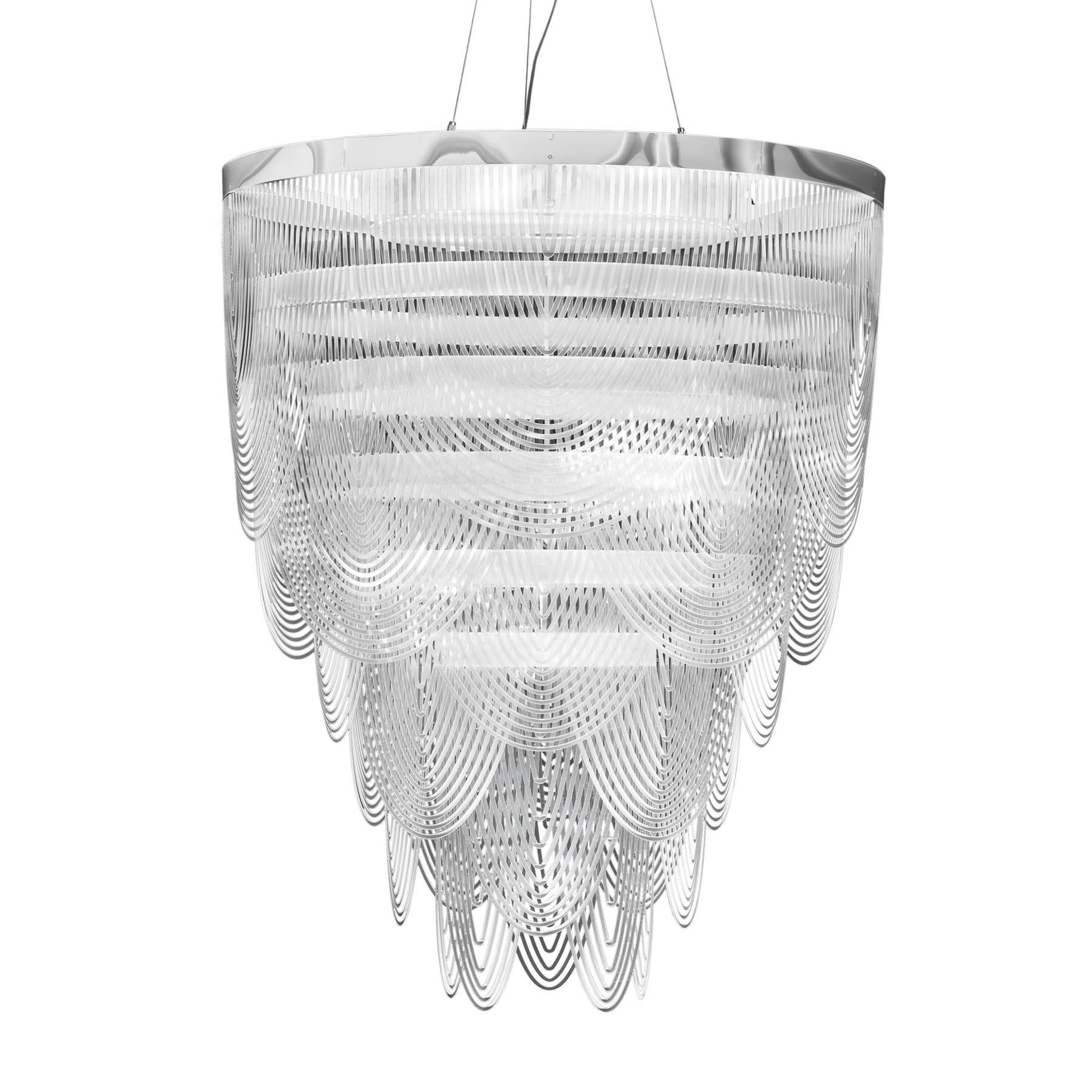 Slamp Ceremony S hængelampe, Ø 55 cm, prismatisk